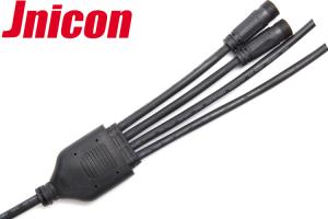 Wholesale Splitter Line Outdoor Waterproof Connectors , 2 Pin 3 Pin Waterproof Connector from china suppliers