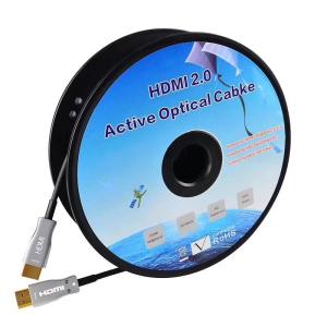 Wholesale HDTV cable 2.0 Without chip 2.0V 4K*2K 18 Gbps Fiber Optic PVC HDTV 4k@60Hz 5M-50M from china suppliers