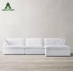 Modern Fashion Outdoor Leisure Home Furniture Straight L Shape Sofa Set