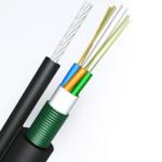 Aluminium PE Sheath 12 Strand Armored Fiber Optic Cable GYXTC8A