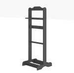 Floor stand clothes valet stand with Stroage jewelry shelf
