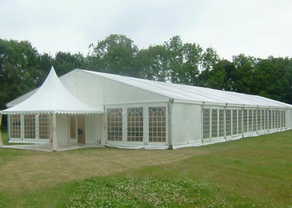 Quality 300~2000 People Big White Inflatable Tent For Party , Outdoor Luxury Wedding Tents for sale