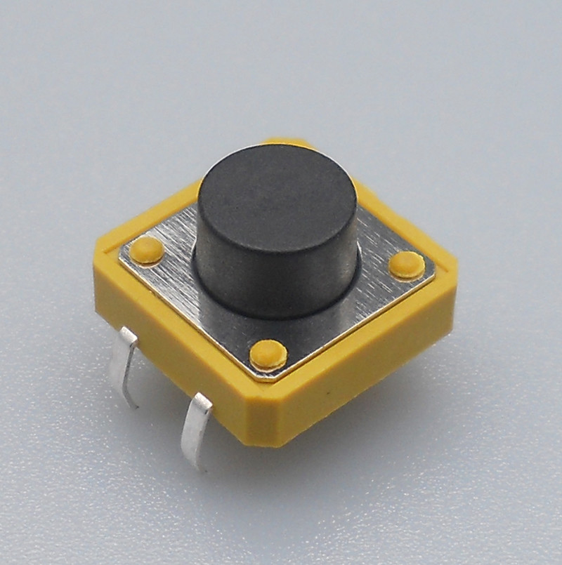 4 Pin Momentary Push Button Switch Thru Hole Terminal With Blue House