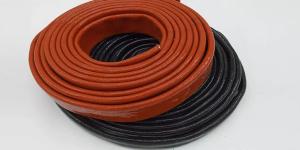 Wholesale 6mm Silicone Rubber Fiberglass Sleeving Fireproof For Heat Resistance from china suppliers