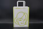 Kraft Cardboard Paper Bag Eco Cartoon Graphic Biodegradable