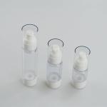 AS Collar Luxury 15ml 30ml 50ml Refillable Cosmetic Twist Vacuum Airless Serum