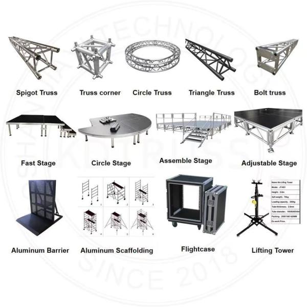 Professional Stage Lighting Equipment Single-layer / Double-layer Winch Stand Par Led Light Stand 3M 4M With Tripod