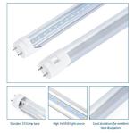 25W T8 LED Tube Light 4 Ft Fluorescent Light Fixture 140LM/W For Office