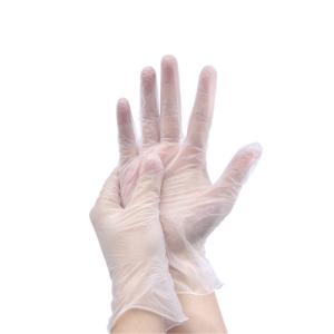 Wholesale PVC Plastic Disposable Safety Gloves Transparent Food Grade FDA / CE Certificate from china suppliers