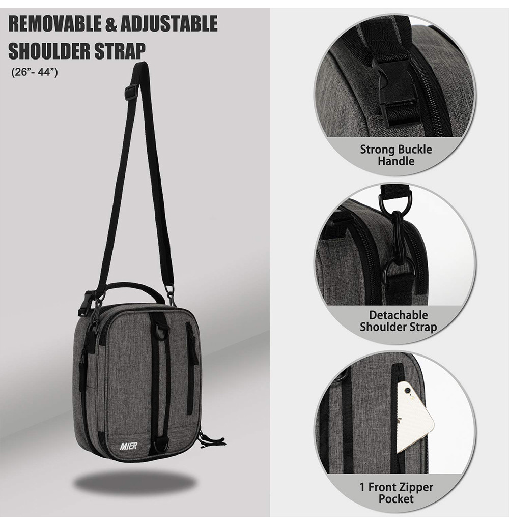 Expandable picnic tote bag With Adjustable Shoulder Strap