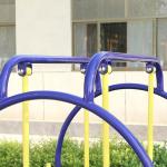 1.4m Park Outdoor Fitness Equipment , Outdoor Exercise Equipment For Backyard