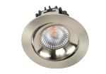 8W/10W IP54 5 Years Warranty 38° Rotatable LED Spot Down Light Silver Color