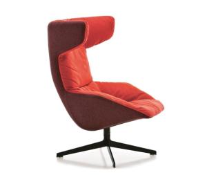Wholesale Designer living room modern lounge chair office reception talks rotating armchair horn walk chair from china suppliers