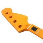 Electric Bass Guitar Neck Gloss Finish 20 Fret Maple Wood Bass Guitar Neck