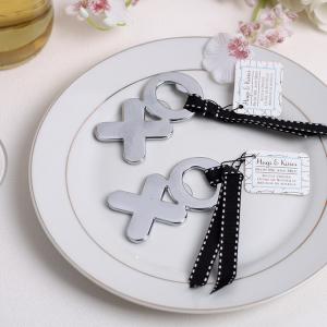 China Hugs & Kisses from Mr. & Mrs. Wedding Bottle Openers on sale
