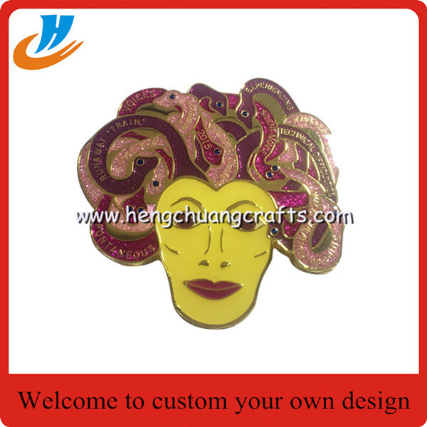 New product soft enamel flower lapel pin custom zinc alloy lapel pin custom
