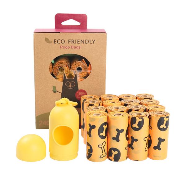 100 Biodegradable Dog Poop Bags 16 Rolls BSCI With Dispenser Earth Rated Dog