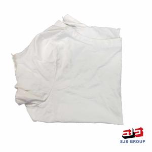 Wholesale No Logo Recycled Reusable Cotton Cleaning Cloths Pure White Color from china suppliers