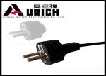 3 Pole 3 Wire European Power Cord For Printer / Electric Kettle / Electric