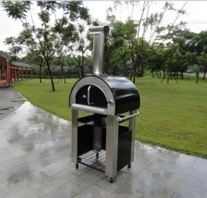 Wholesale Durable Burning Stainless Steel Wood Fired Pizza Oven 750mm from china suppliers