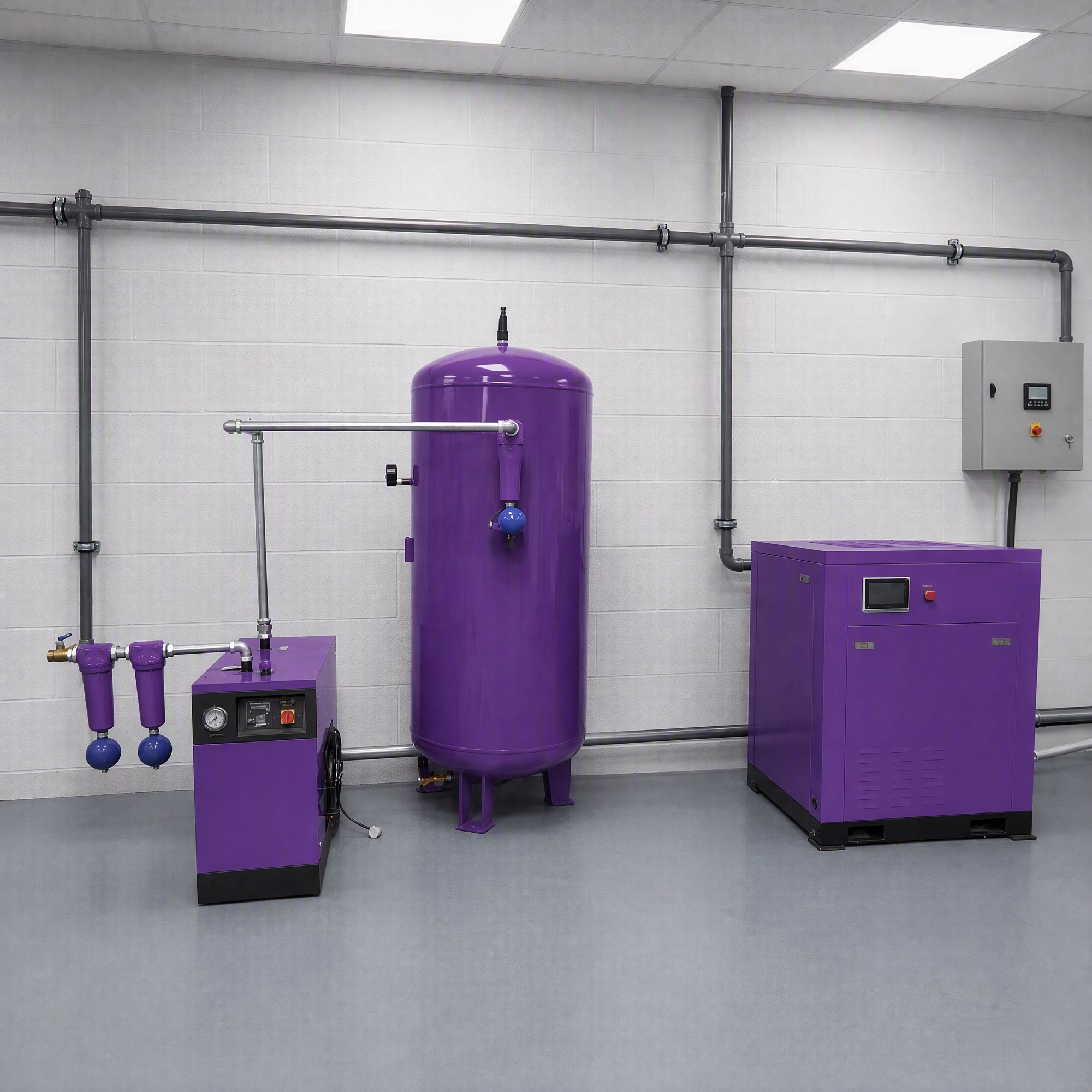 Air Cooled PM VSD Air Compressor Machine Industrial Compressor System Variable Frequency Driven Air Compressor