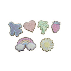Wholesale Ironing Glitter Cute Embroidered Patches For Kids Clothes Bags from china suppliers