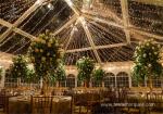 Clear Top / Wall Cover Hard Aluminum Alloy Frame Wedding Tent Water Resistant