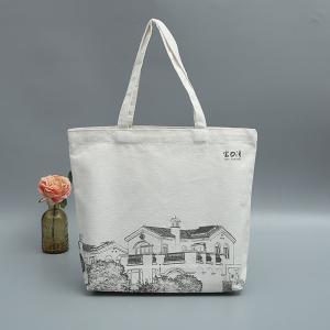 Wholesale Promotional Cotton Canvas Grocery Bags Heavy Duty Canvas Shopping Bags With Logo from china suppliers