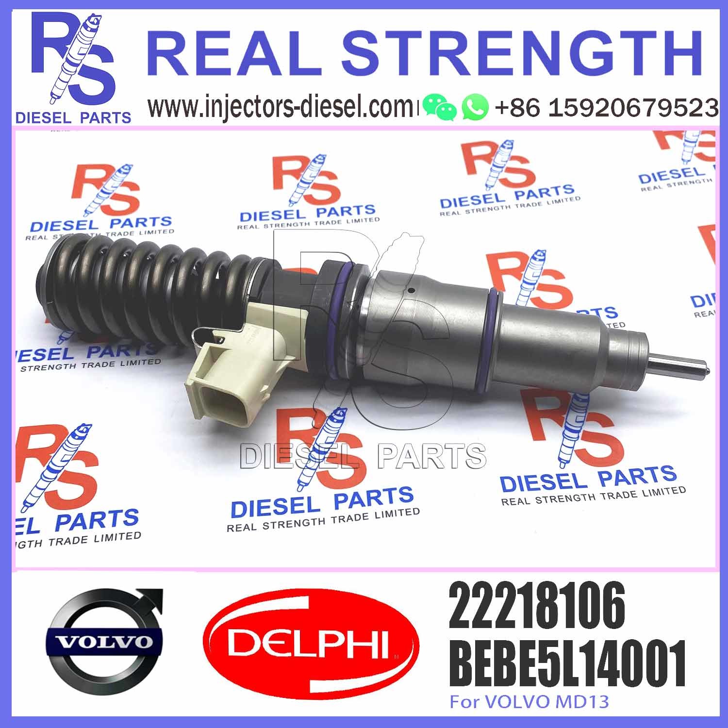 Diesel Engine Common Rail Diesel Injector 22218106 Fuel Injector For Excavator Engine