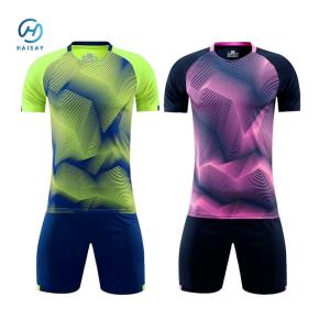 Wholesale Dynamic Football Jersey Lightweight Breathable Fabric Weight 150gsm Pattern Twill Show Your Team Spirit on the Pitch from china suppliers
