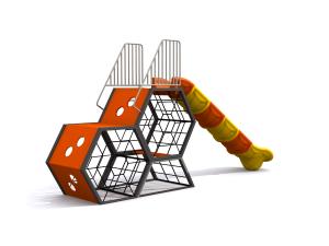 Wholesale Steel Customized Kids Outdoor Playground Equipment Child Play Set Slide Toy from china suppliers