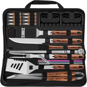 Wholesale FDA Heavy Duty BBQ Tools Gift Set Extra Thick Stainless Steel Grill Utensils from china suppliers