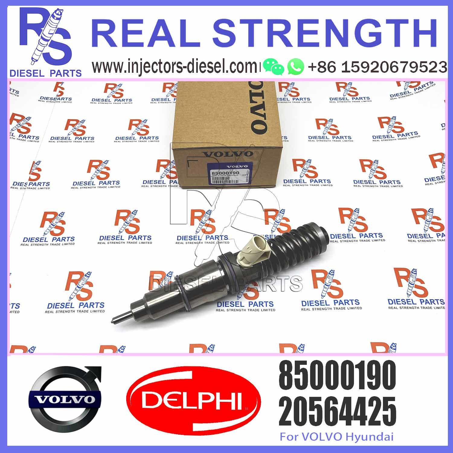 Diesel Injector 20500620, 7420500620, 85000190, BEBE4C03001, BEBE4C03101 for V-O-L-V Penta engine TAD940VE D9A, Euro 2, Eu