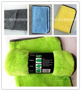 Wholesale 300gsm Microfiber Coral Fleece Car Cleaning Cloth Car Care Cloth Super Absorbent from china suppliers