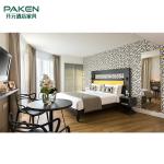 PAKEN Commercial Hotel Bedroom Furniture Sets with Optional Material