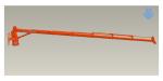 0.85t31m Electric Hydraulic Telescopic Boom Marine Crane For Offshore Service
