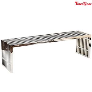 Wholesale Indoor Modern Bedroom Bench Seat , Stainless Steel Bedroom Furniture Bench from china suppliers