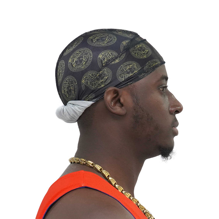 360 Waves Silk Design Durag For Men