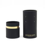 Cylinder Kraft Cardboard Tube Gift Box , Round Kraft Paper Tube With Embossing