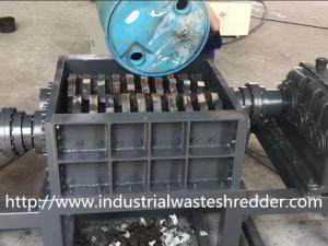Wholesale Plastic PET Buckets Solid Waste Shredder Machine Double Shaft Anti - Corrosion from china suppliers