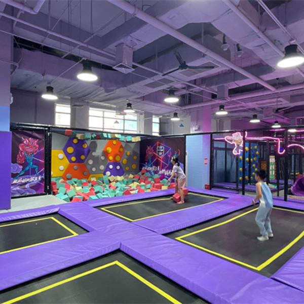 Kids Playground Equipment Children's Trampoline For Safe Outdoor Toys In Commercial Indoor Play Structures