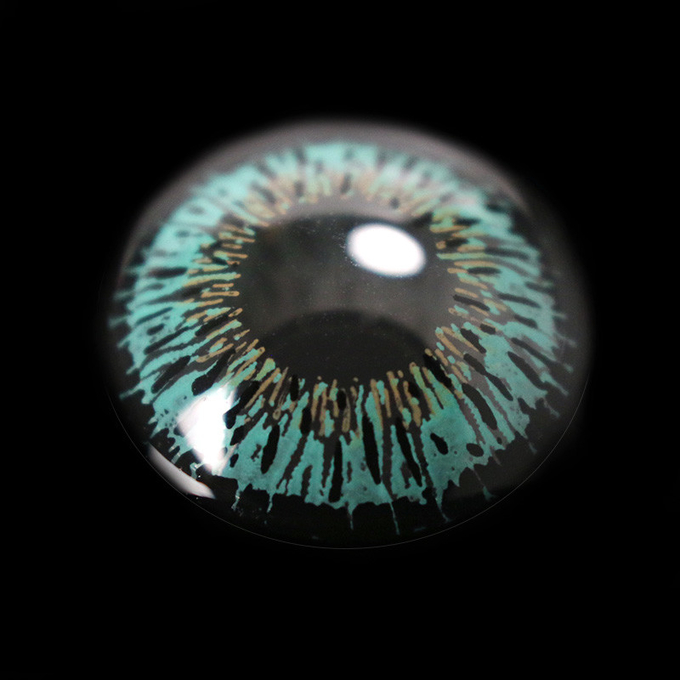 Cosmetic Pink Hazel Grey Lens Colour 14.2 Mm For Light Eyes