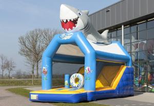 Wholesale Seaworld Combo Jumper Rentals Inflatables Bounce House Blue 0.55mm PVC from china suppliers