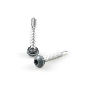 Wholesale Truss Head Self Drilling Screws With Black Epdm Washer And Stainless Steel Torx Drive from china suppliers
