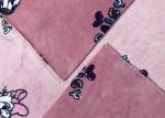 310GSM 100% Polyester Double Velvet Fabric Cartoon Duck Good Wearability