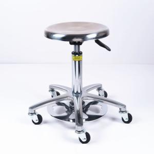 Wholesale Stainless Steel Ergonomic Workbench Chairs 5 Star Aluminum Alloy Base from china suppliers