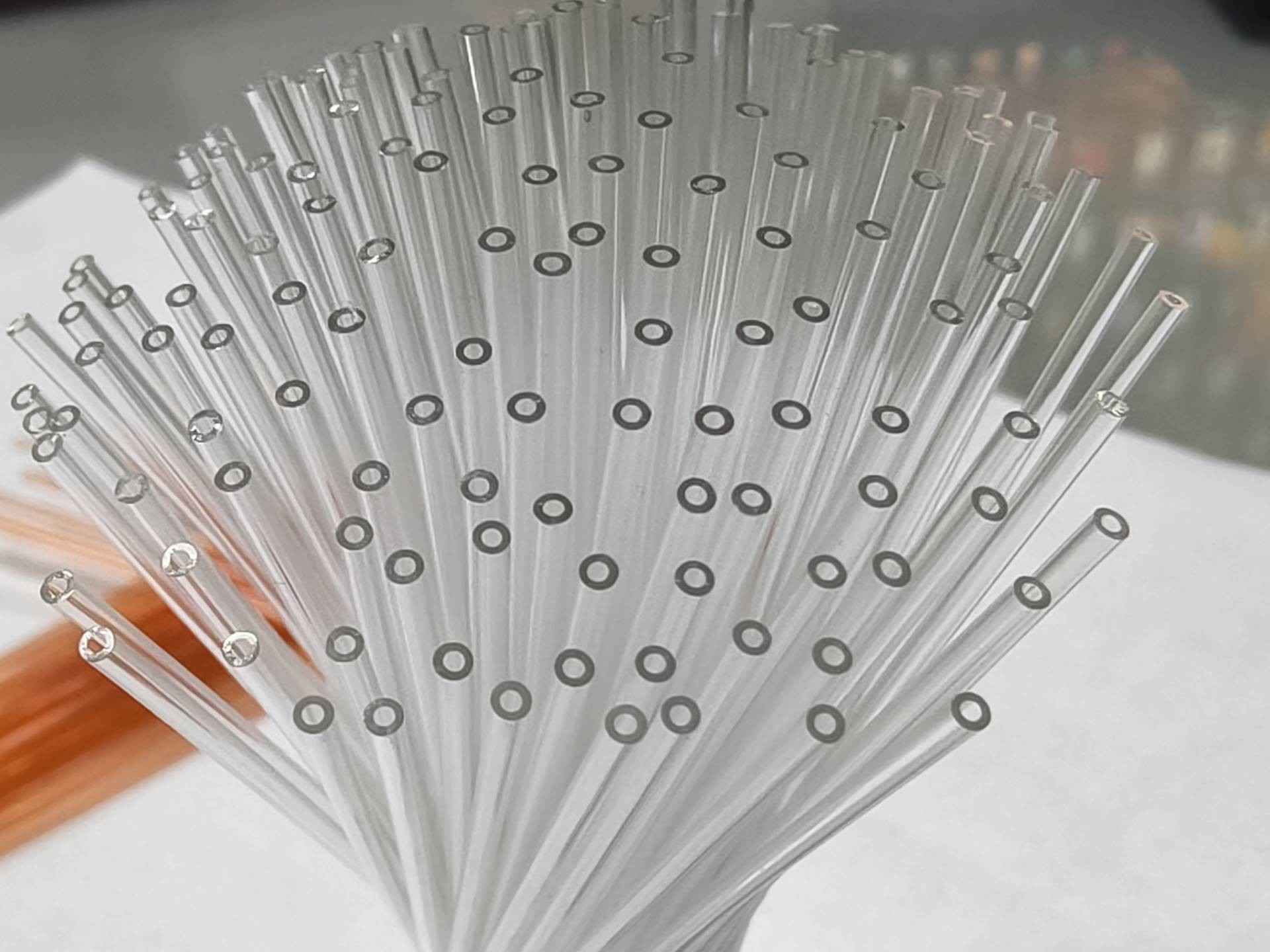 PP PC PETG Capillary Tube Extrusion Machine For High Output Small Straw Tube Production