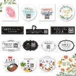 Colorful Printed Paper Sticker , Gloss Cosmetics Printable Vinyl Sticker