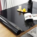 Transparent PVC Printed Tablecloth For Simple Home Dining Coffee