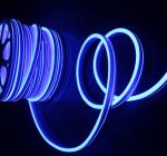 Ultra thin 11x19mm flexible led neon strip light flat emitting side view